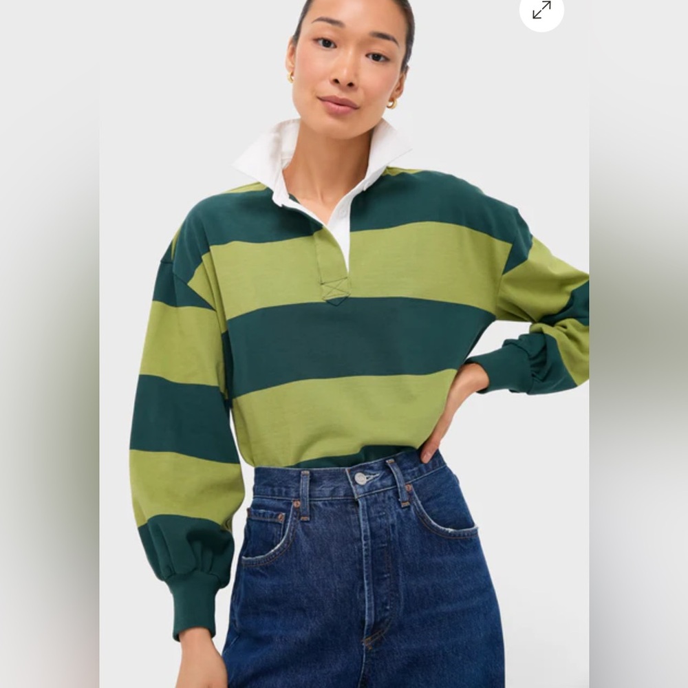 Striped Derby Long Sleeve Tee